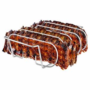 Get the Perfect Smoked Ribs with this Stainless Steel Rib Rack