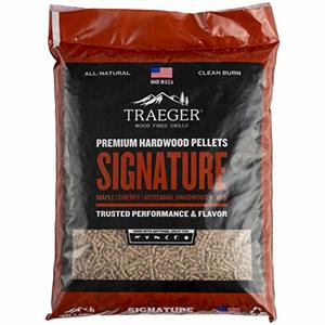 Traeger Grills Signature Blend 100% All-Natural Wood Pellets For Smokers And Pellet Grills